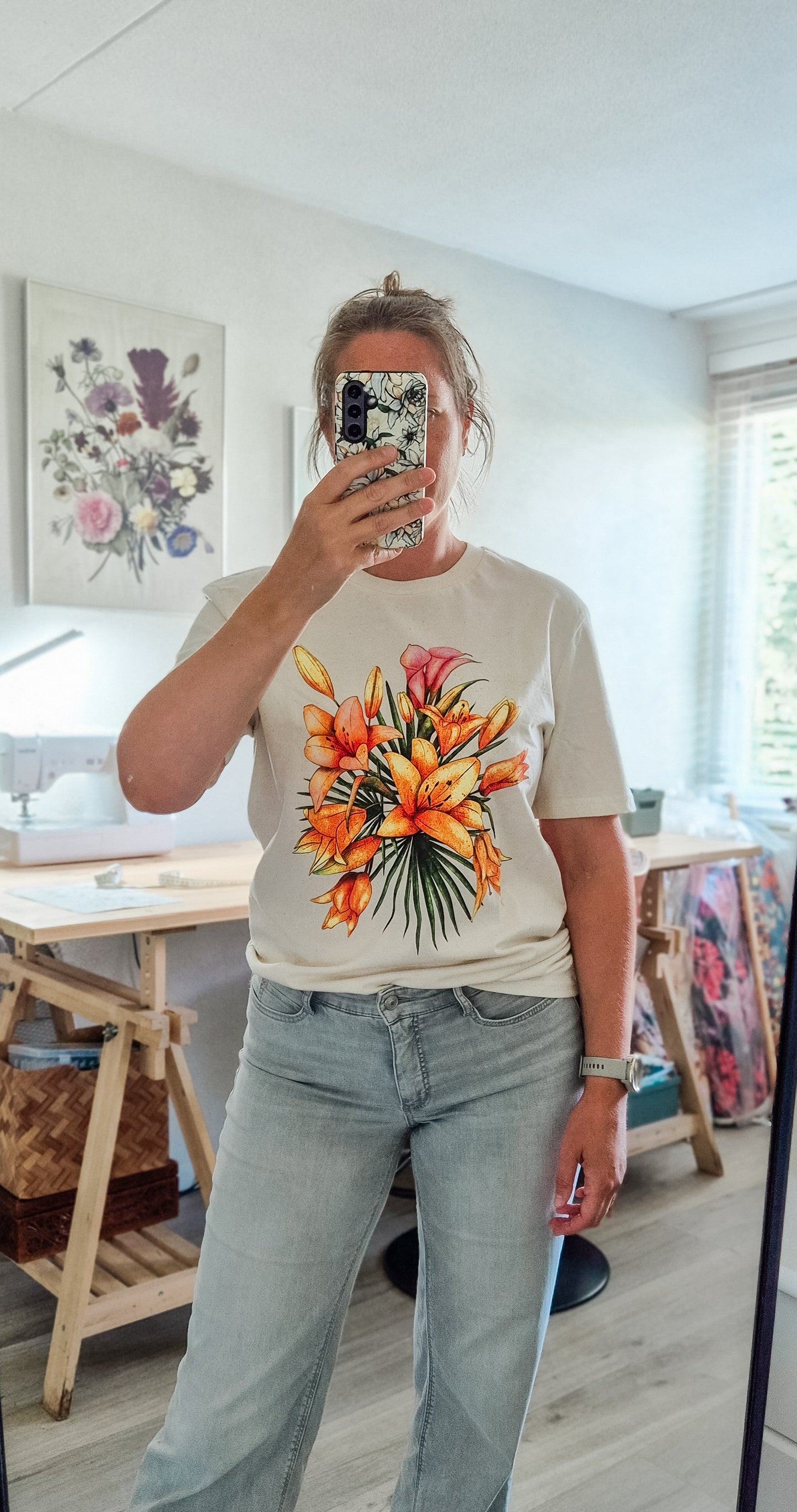 T-shirt “Alani” – Natural Beige biologisch katoen