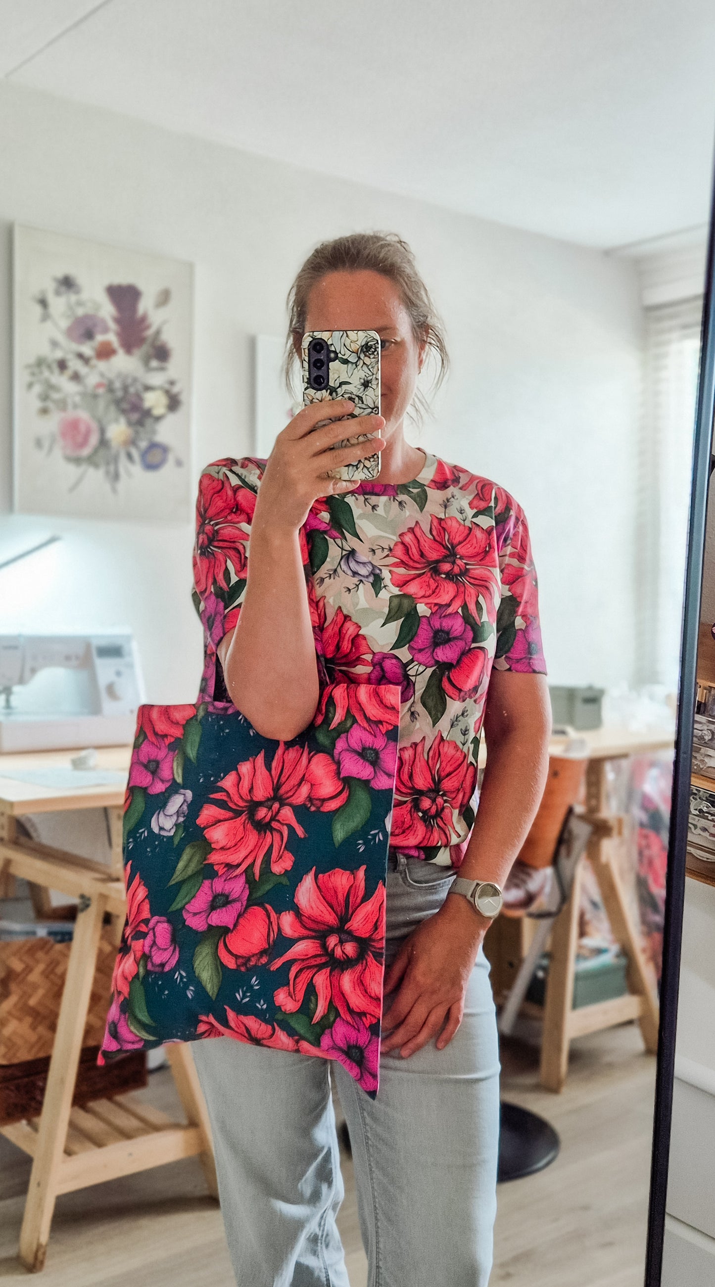 Tote Bag “Kaja” Dark Green