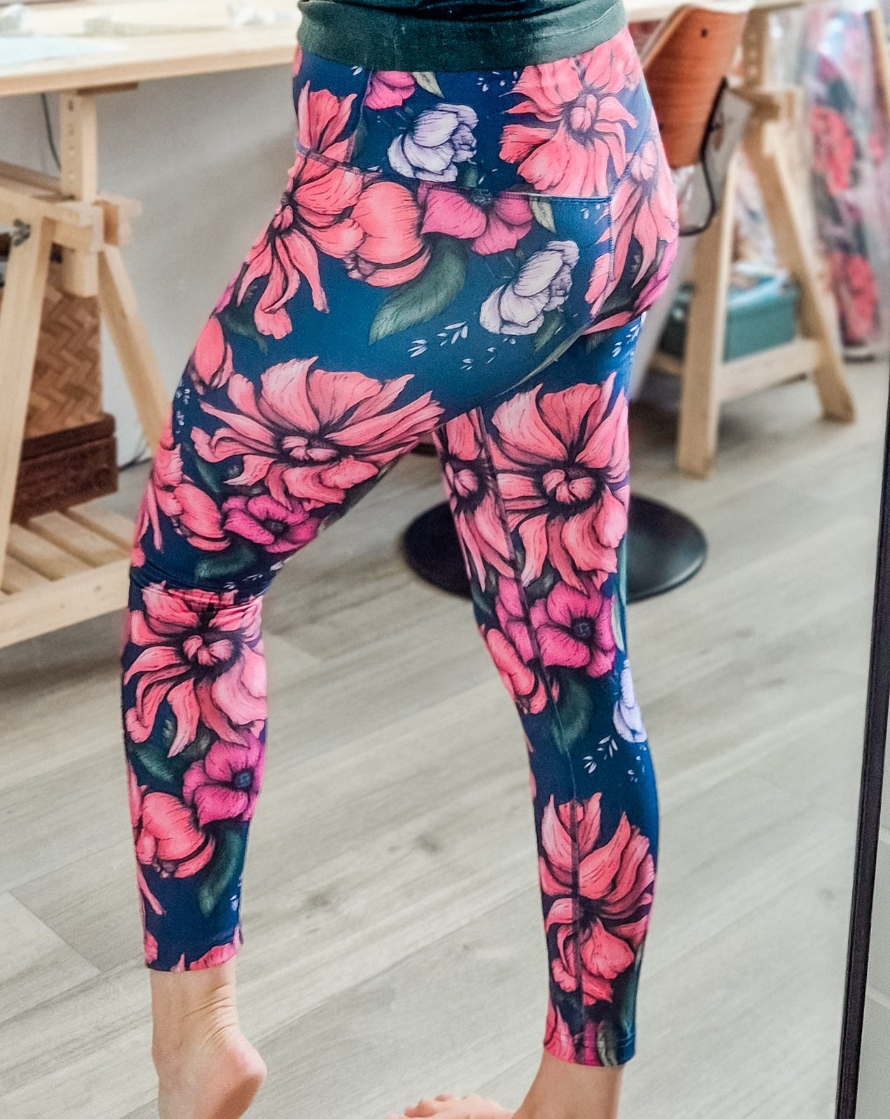 Legging "Kaja" Donker Groen