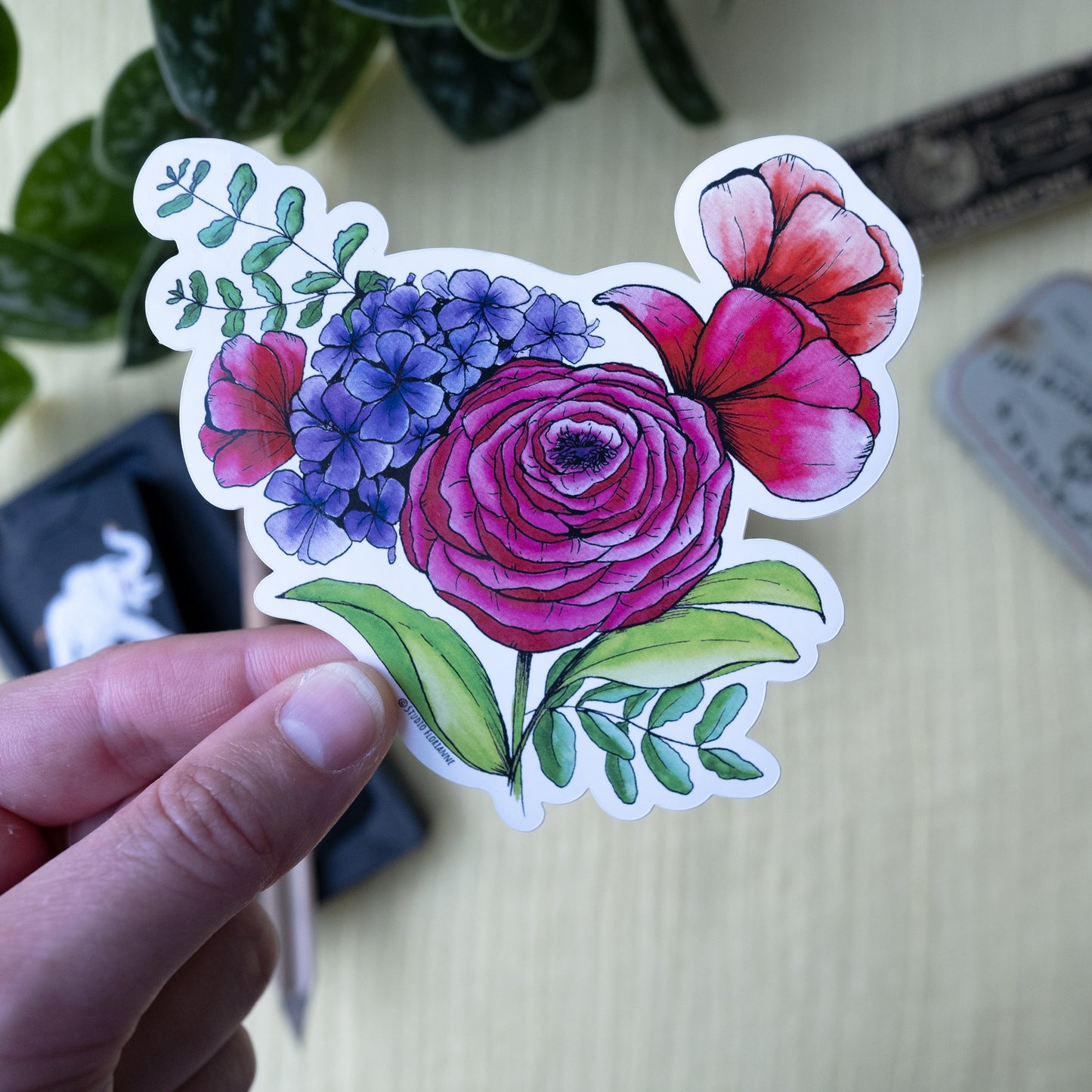 Sticker Bloemen