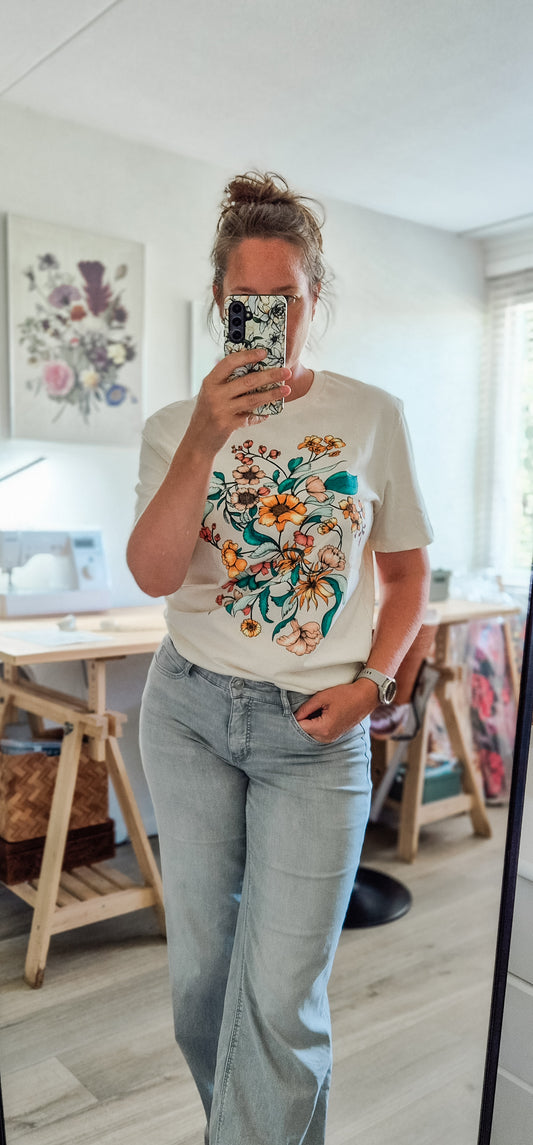 T-shirt “Ida” – Natural Beige biologisch katoen