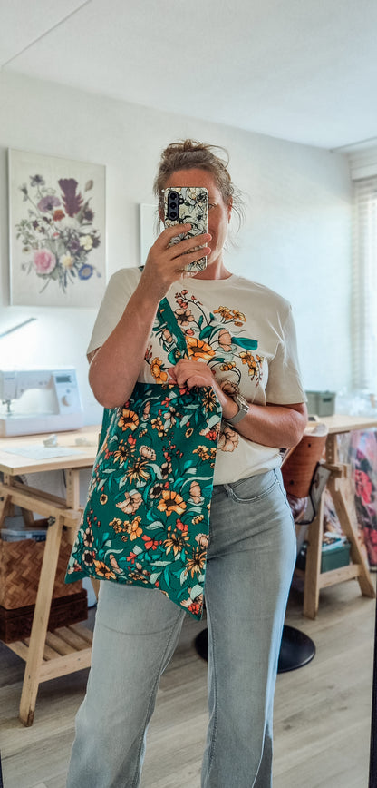 Tote Bag “Ida” Donker Groen