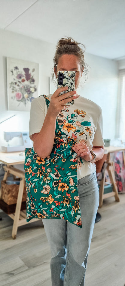 Tote Bag “Ida” Donker Groen