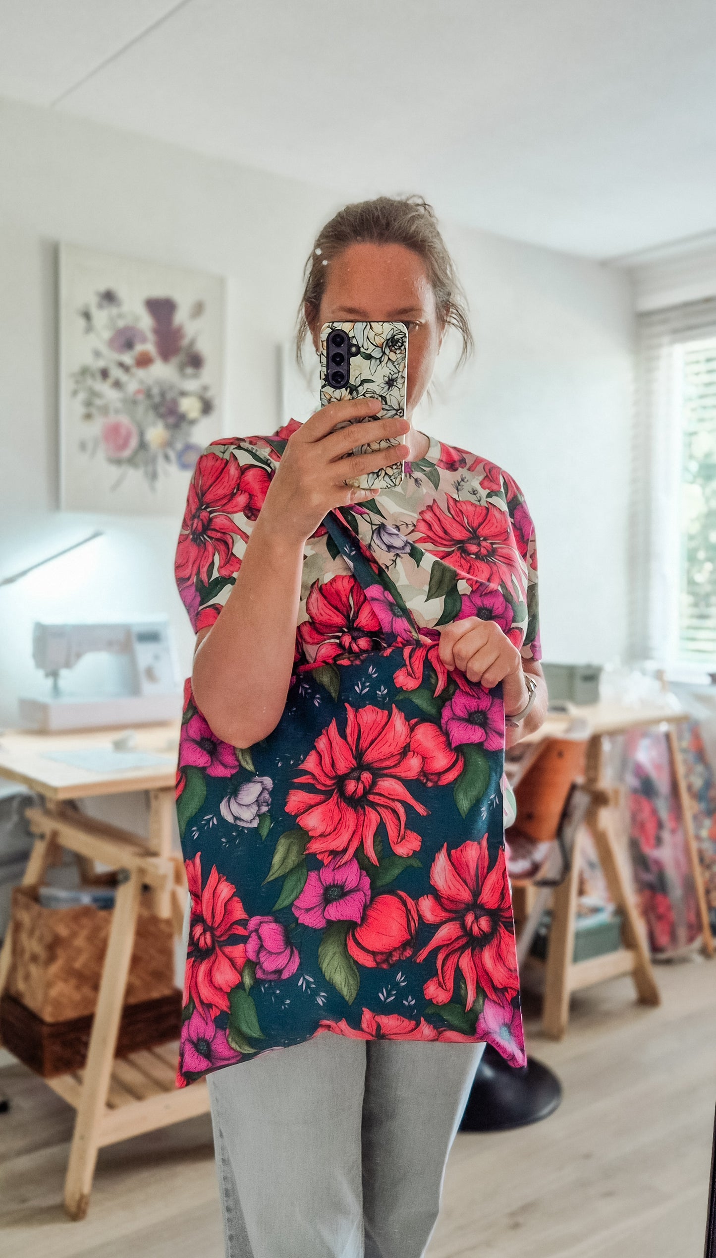 Tote Bag “Kaja” Dark Green