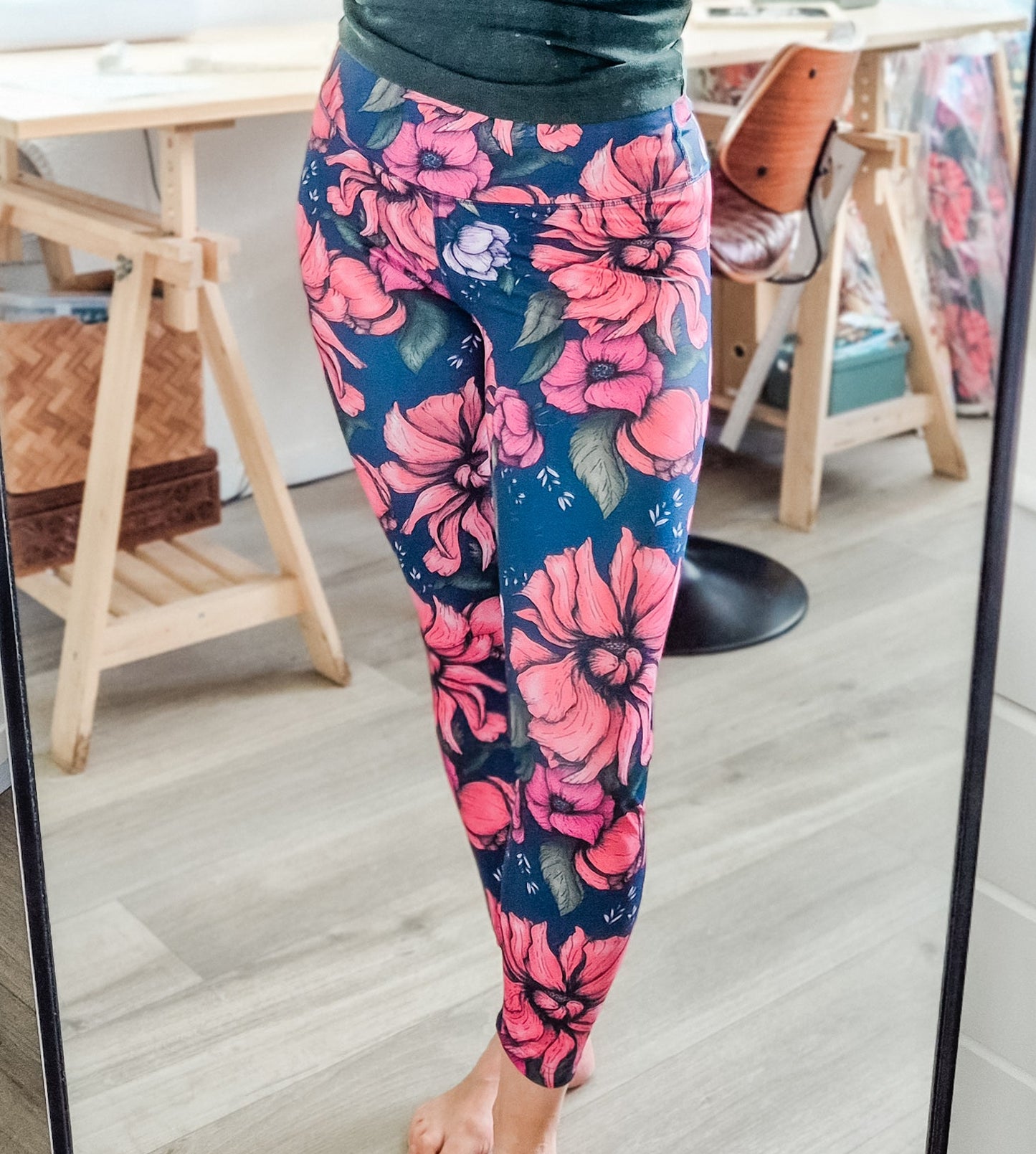 Legging "Kaja" Donker Groen