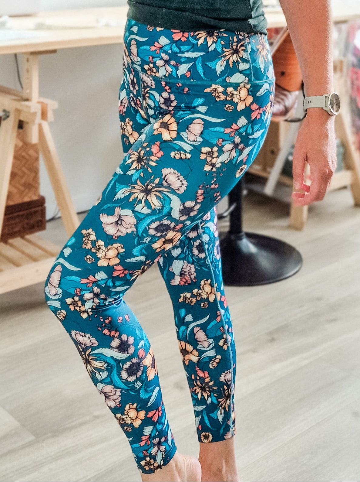 Legging "Ida" Donker Groen