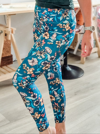 Legging "Ida" Donker Groen