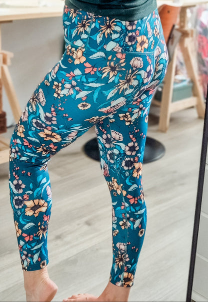 Legging "Ida" Donker Groen