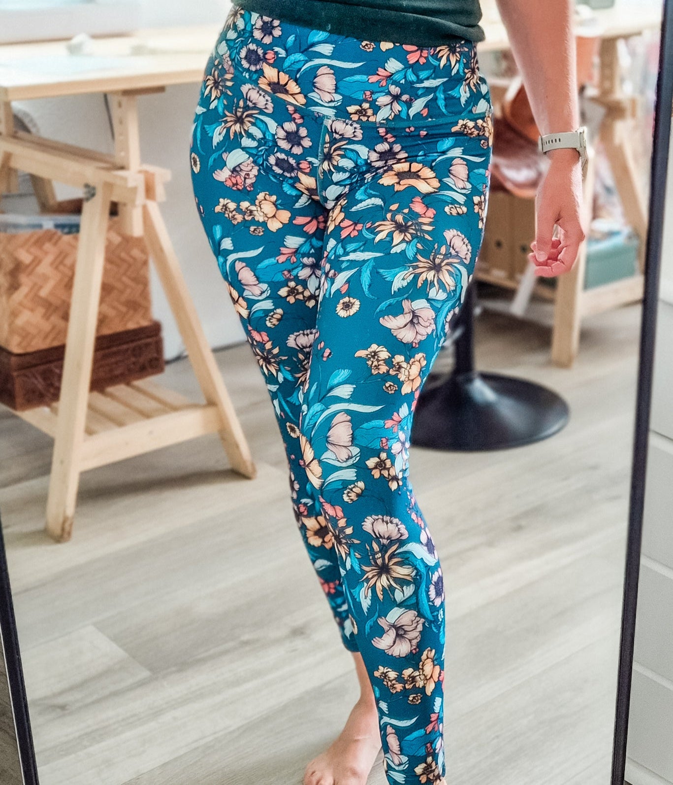 Legging "Ida" Donker Groen