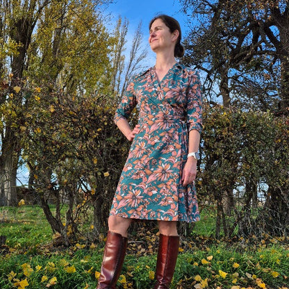 Biologisch katoenen tricot stof 'Liv' Green