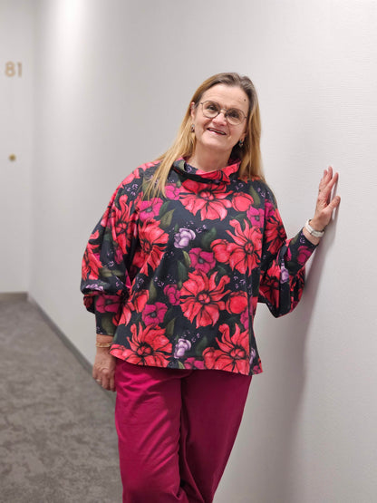 Biologisch katoenen tricot stof 'Kaja' Dark Green