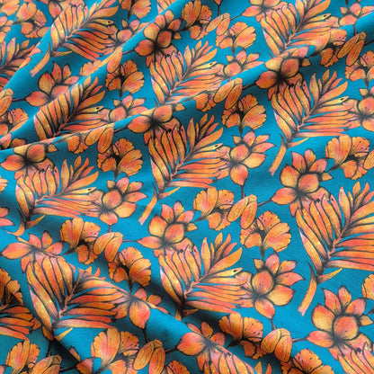 Sil teal, exclusieve zelfontworpen tricot met biologisch katoen