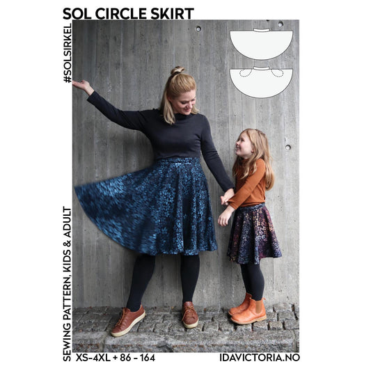 Sol Circle Skirt dames én kinderen